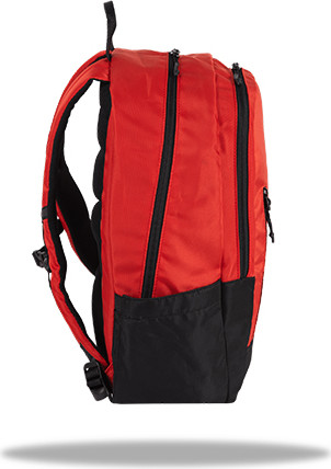 תיק גב לילדים אימפאקט שני תאים מבית COOLPACK - צבע אדום