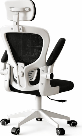 כיסא תלמיד ארגונומי דגם Chairy- לבן עם ריפוד שחור