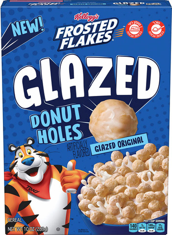 Frosted Flakes Glazed Donut Holes עיגולי דונט מצופי סוכר דגני בוקר