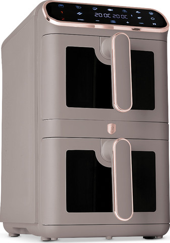 סיר טיגון כפול ללא שמן 11 ליטר 2 תאים Berlinger Haus BH9804