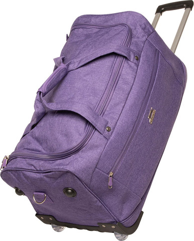 תיק דאפל גדול L 28" על גלגלים מבית המותג האנגלי Slazenger סגול