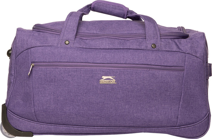 תיק דאפל גדול L 28" על גלגלים מבית המותג האנגלי Slazenger סגול