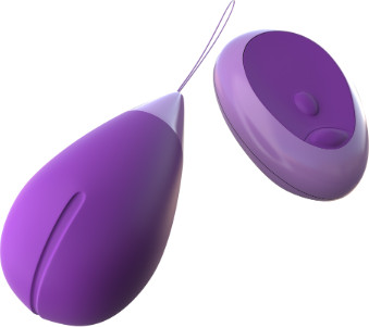 ביצת קיגל רוטטת מסיליקון עם שלט