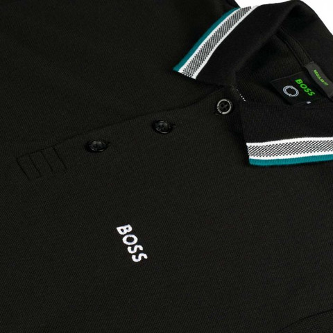 חולצת פולו HUGO BOSS לגבר דגם Paddy Curved  Logo