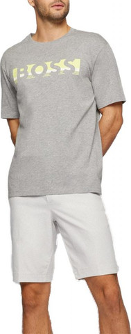 טי שירט HUGO BOSS לגבר דגם COLOUR-BLOCK LOGO