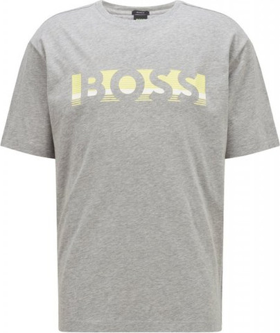 טי שירט HUGO BOSS לגבר דגם COLOUR-BLOCK LOGO