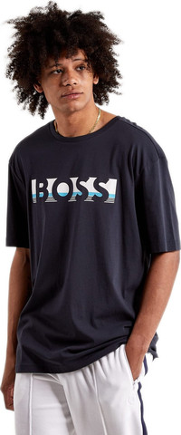 טי שירט HUGO BOSS לגבר דגם COLOUR-BLOCK LOGO