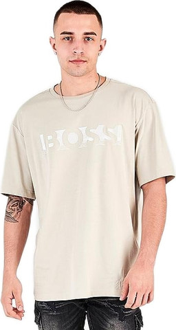 טי שירט HUGO BOSS לגבר דגם COLOUR-BLOCK LOGO
