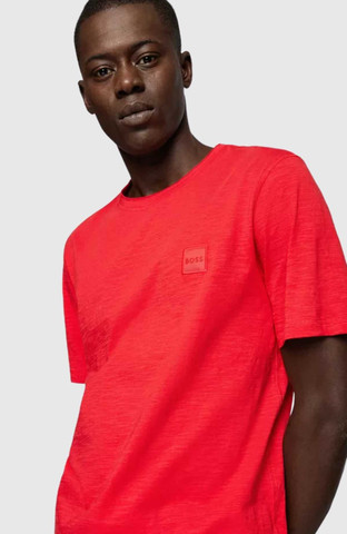 טי שירט HUGO BOSS לגבר דגם Jersey  Patch Logo