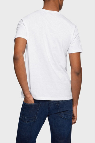 טי שירט HUGO BOSS לגברים דגם COTTON-JERSEY REGULAR-FIT