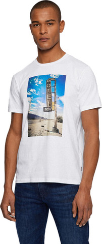 טי שירט Hugo Boss לגברים דגם Coltton Jersey Regular-Fit