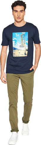 טי שירט Hugo Boss לגברים דגם Coltton Jersey Regular-Fit