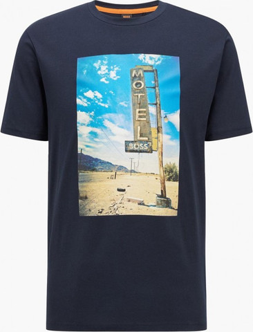 טי שירט Hugo Boss לגברים דגם Coltton Jersey Regular-Fit