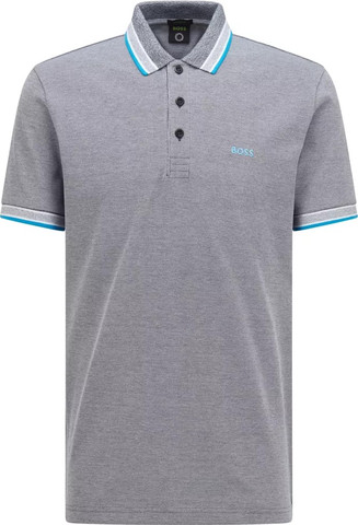 חולצת פולו HUGO BOSS לגבר דגם Paddy Curved  Logo