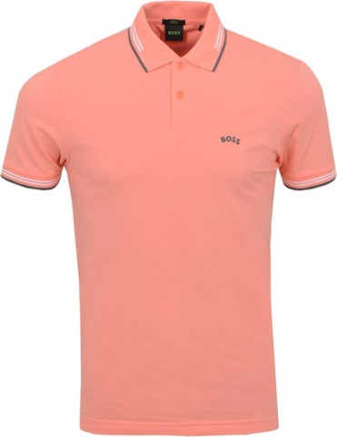 חולצת פולו HUGO BOSS לגבר דגם Paddy Curved  Logo
