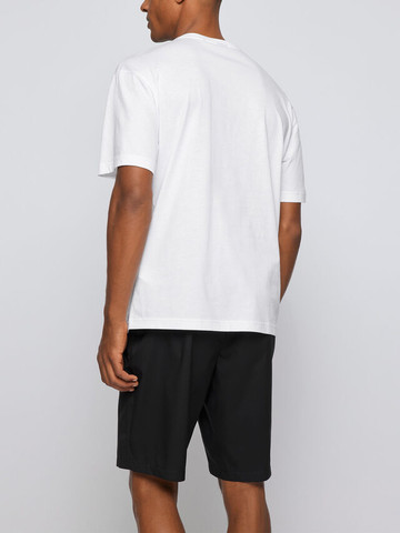 טי שירט HUGO BOSS לגברים דגם COTTON-JERSEY LOGO