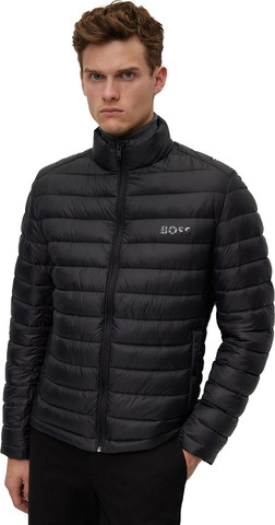 מעיל Hugo Boss לגברים בדגם Water-Repellent Padded Coat With Logo