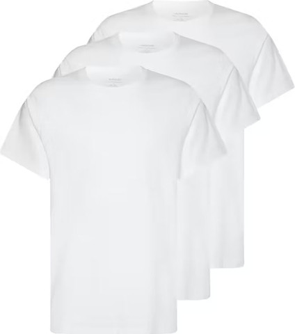 מארז 3 טי שירט צווארון עגול Calvin Klein לגברים