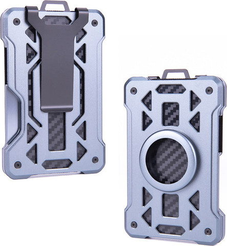 ארנק RFID דגם Cybrion™ Ultra מבית כאמל מאונטיין – עם תא ל-Airtag - אפור