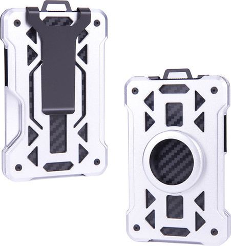 ארנק RFID דגם Cybrion™ Ultra מבית כאמל מאונטיין – עם תא ל-Airtag - אפור