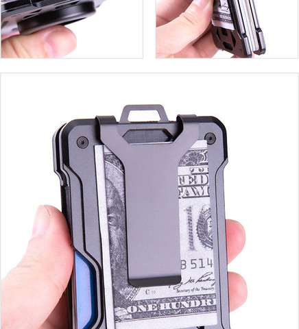 ארנק RFID דגם Cybrion™ Ultra מבית כאמל מאונטיין – עם תא ל-Airtag - אפור
