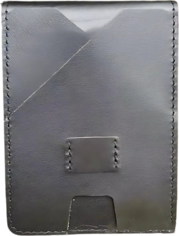 הארנק Ylthor™ Elite מבית כאמל מאונטיין - עור שחור + מתכת שחורה