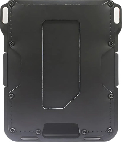 ארנק Trionis™ Prime 6 תאים עם הגנת RFID - מתכת כסופה + עור חום