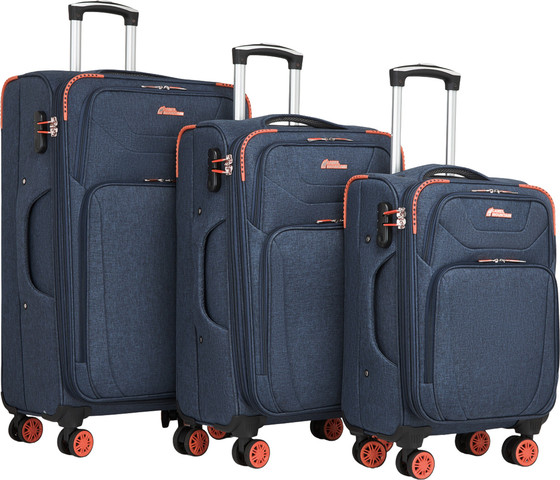 Camel Mountain® Americano Set 3 (20", 24", 28") – חופש מלא לארוז כמו שצריך - כחול כתום