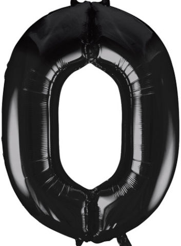 בלון מספר 0-צבע שחור