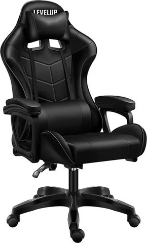 כיסא גיימינג בצבע שחור 2024BLACK מבית LEVEL UP