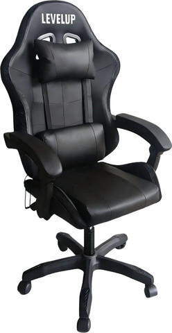 כיסא גיימינג בצבע שחור 7008RGBBLACK מבית LEVEL UP
