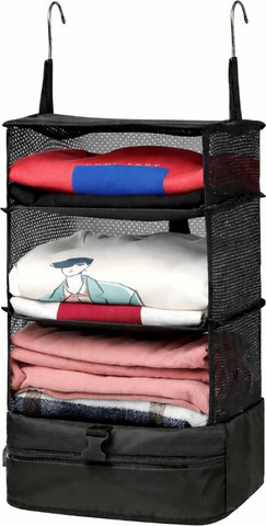 ארגונית תליה למזוודה Aztec אצטק 4 Layers Closet Hanging Storage