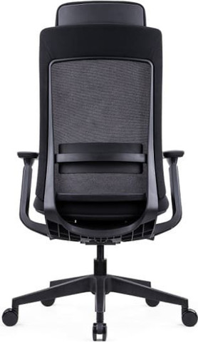 כיסא משרד אורטופדי Elbit Plus  שחור עם משענת ראש
