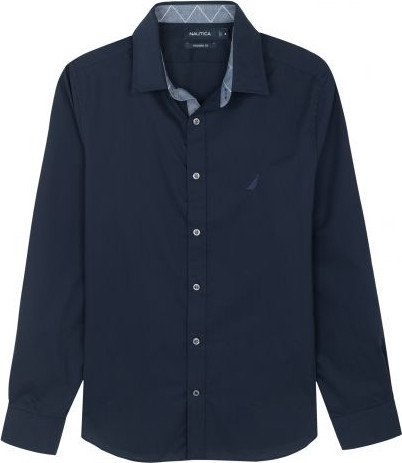 חולצה מכופתרת Nautica לגברים גזרת Tailored Fit