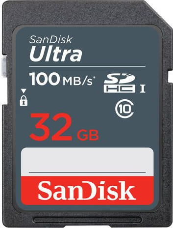 כרטיס זיכרון Sandisk Ultra 32GB SDHC SDSDUN4-032G-GN6IN