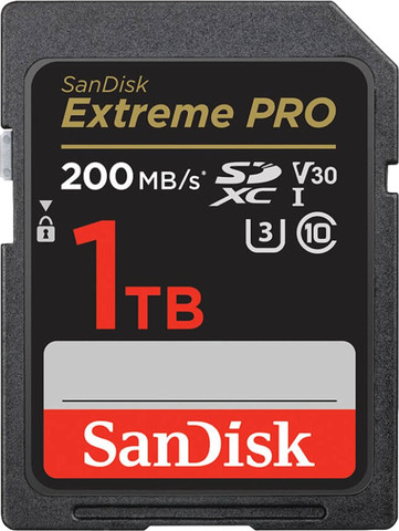 כרטיס זיכרון Sandisk Extreme Pro 1T 200Mb/s SDSDXXD-1T00-ANCIN