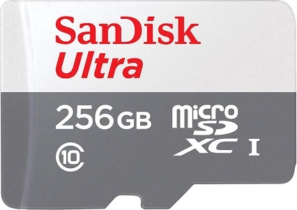 כרטיס זיכרון SanDisk Ultra Android microSDHC 256GB SDSQUNR-256G-GN3MN בצבע ירוק