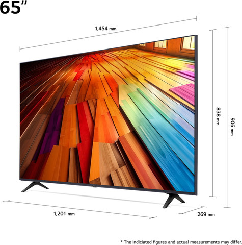 טלוויזיה חכמה 65" LG UHD 4K  אל ג'י 65UT80006LB