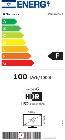 טלוויזיה חכמה LG 65" Nano UHD 65NU840B6LA webOS26