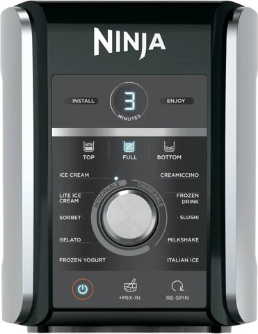 מכונת גלידה ביתית 750 מ"ל Ninja נינג'ה Deluxe XL NC503