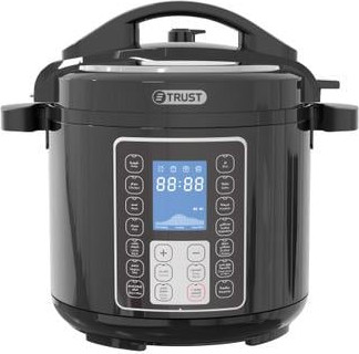 סיר לחץ חשמלי חכם SmartCook Pro 8L מבית TRUST – נפח ענק 8 ליטר ו-14 תוכניות בישול