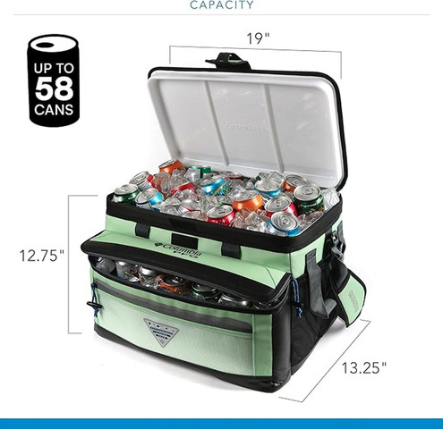 צידנית משפחתית - 55 ליטר Columbia קולומביה Pfg Brewha Key West ירוק