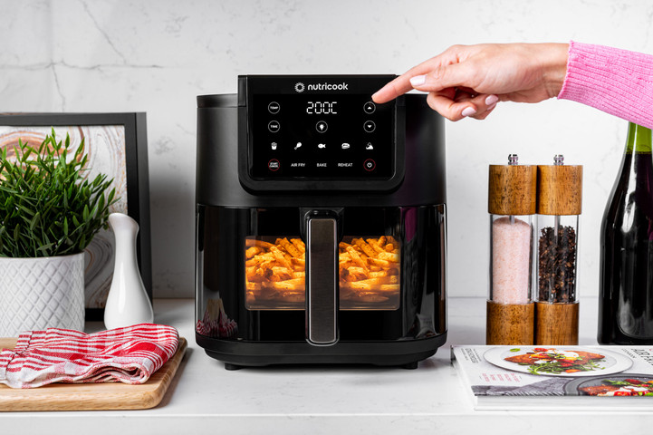 סיר טיגון ללא שמן 5 ליטר NutriCook Air Fryer SLIM NC-AFS100
