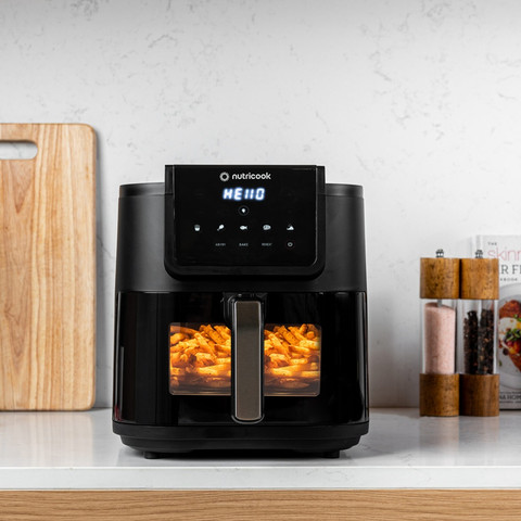 סיר טיגון באוויר חם - 5 ליטר Nutricook נוטריקוק Air Fryer SLIM 5L NC-AFS100