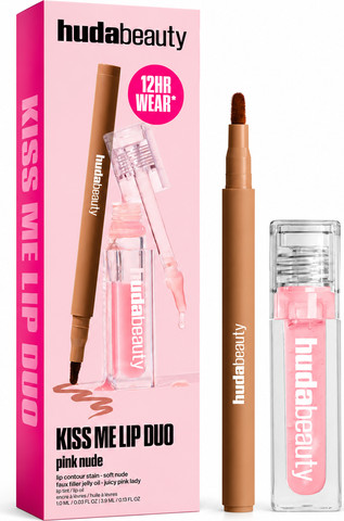 KISS ME LIP DUO PINK NUDE מארז