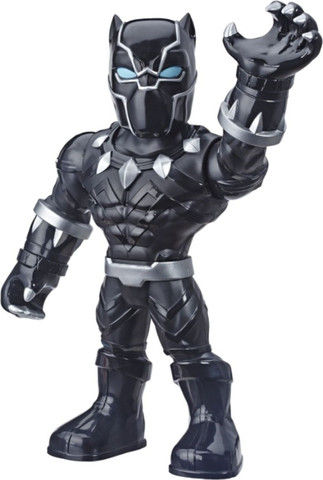 בובת הפנתר השחור מגה מייטיס 25 סמ - Marvel Super Hero Adventures Mega Mighties Black Panther