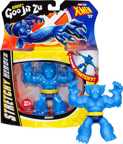 גו ג'יט זו X אקס-מן - דמות נמתחת - סטרץ' Beast ביסט (חיה) - Goo Jiz Zu X X-men