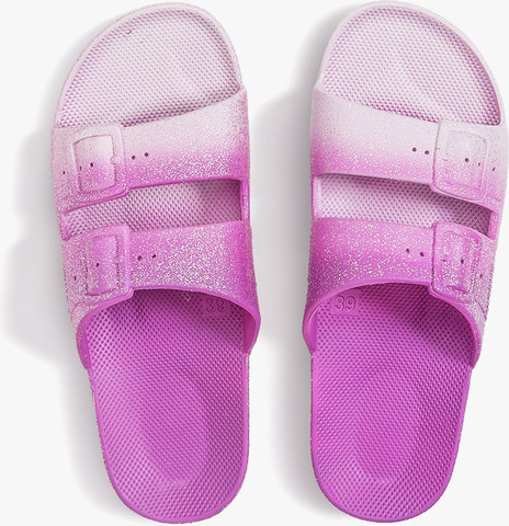 Fredoom Moses Kids Orchid Gliter - כפכפים לילדים מוזס בצבע סגול אורכיד נצנצים