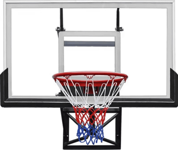 לוח סל מקצועי פוליקרבונט עם הרחקה מהקיר DUNK M030