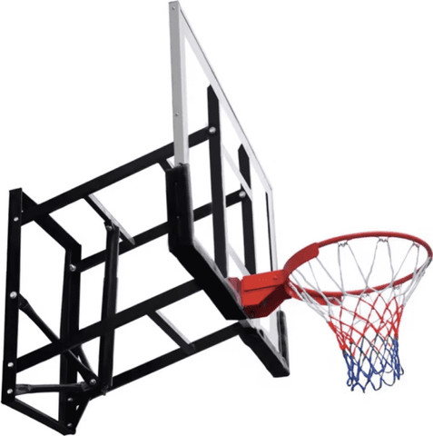 לוח סל מקצועי פוליקרבונט עם הרחקה מהקיר DUNK M030